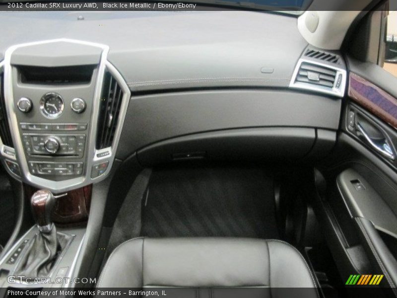 Black Ice Metallic / Ebony/Ebony 2012 Cadillac SRX Luxury AWD