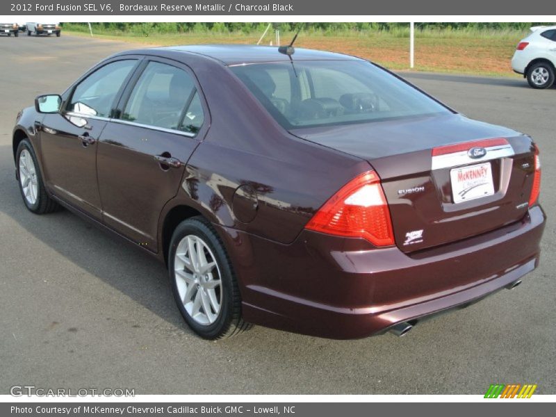 Bordeaux Reserve Metallic / Charcoal Black 2012 Ford Fusion SEL V6