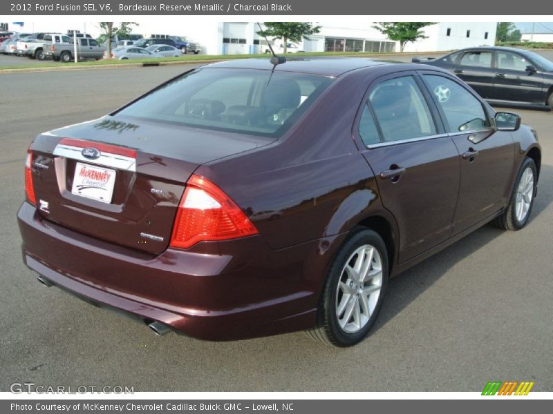 Bordeaux Reserve Metallic / Charcoal Black 2012 Ford Fusion SEL V6