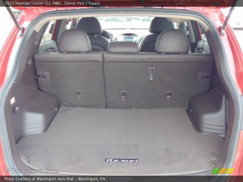 Garnet Red / Taupe 2013 Hyundai Tucson GLS AWD