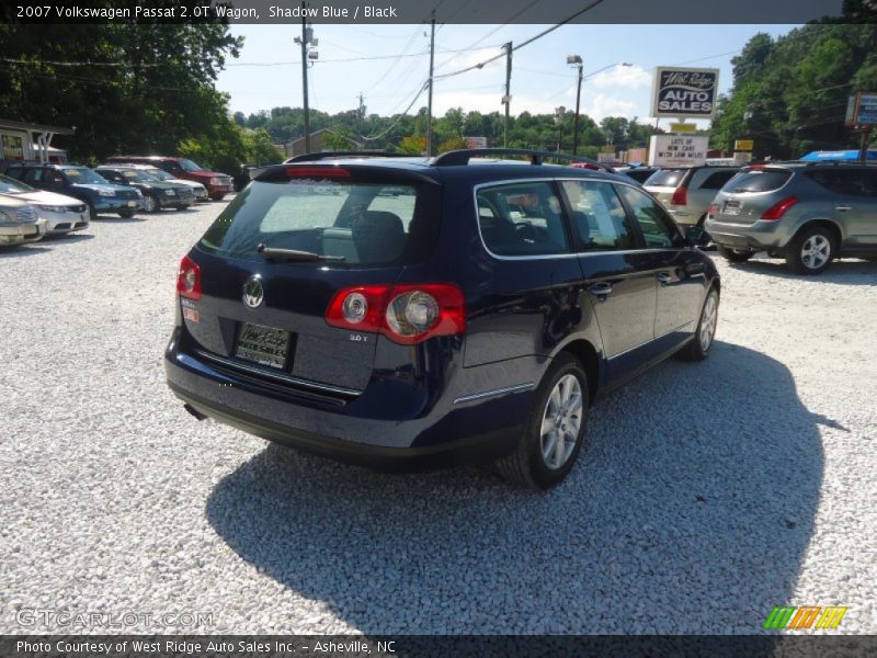 Shadow Blue / Black 2007 Volkswagen Passat 2.0T Wagon