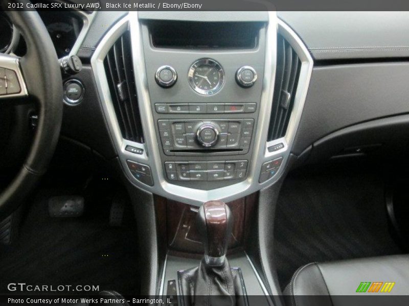 Black Ice Metallic / Ebony/Ebony 2012 Cadillac SRX Luxury AWD