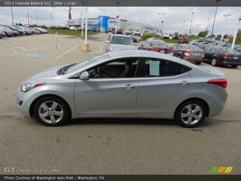Silver / Gray 2013 Hyundai Elantra GLS