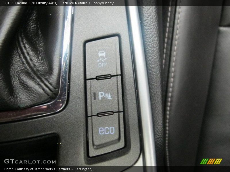 Black Ice Metallic / Ebony/Ebony 2012 Cadillac SRX Luxury AWD
