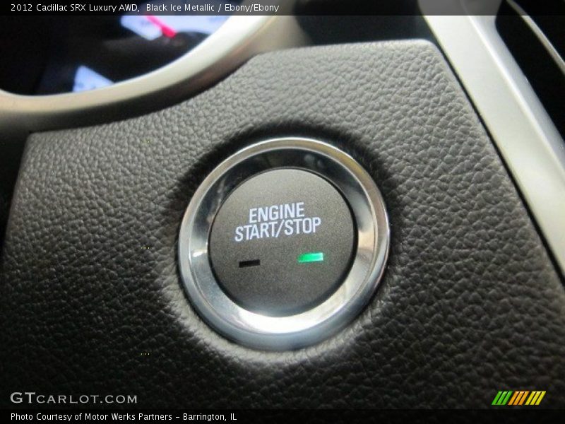 Black Ice Metallic / Ebony/Ebony 2012 Cadillac SRX Luxury AWD