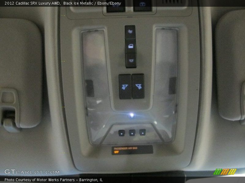 Black Ice Metallic / Ebony/Ebony 2012 Cadillac SRX Luxury AWD