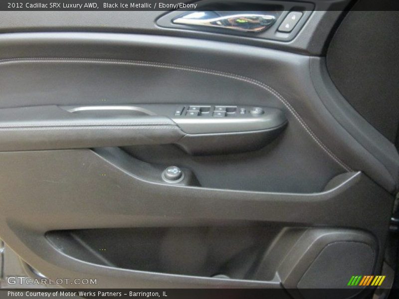 Black Ice Metallic / Ebony/Ebony 2012 Cadillac SRX Luxury AWD