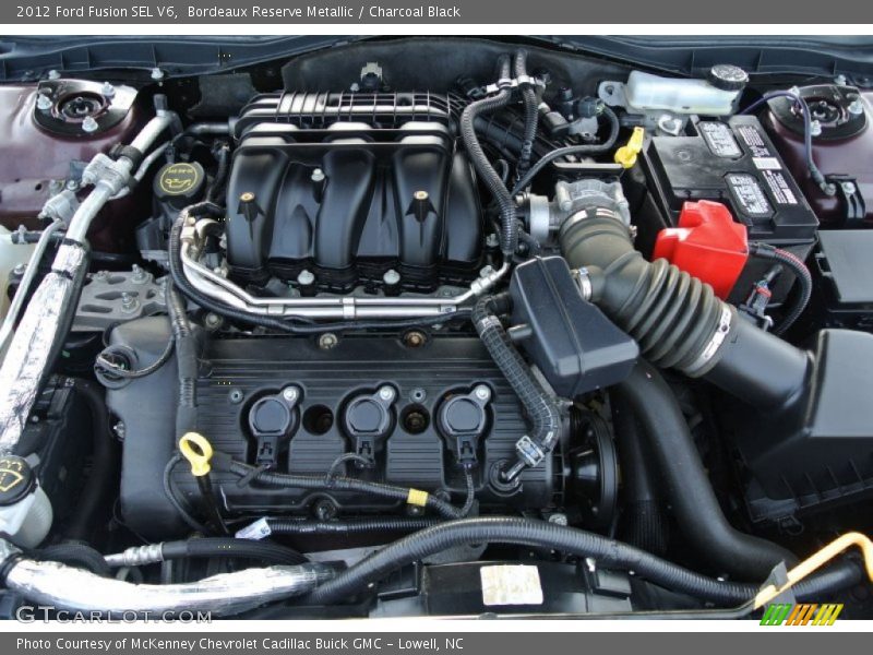Bordeaux Reserve Metallic / Charcoal Black 2012 Ford Fusion SEL V6