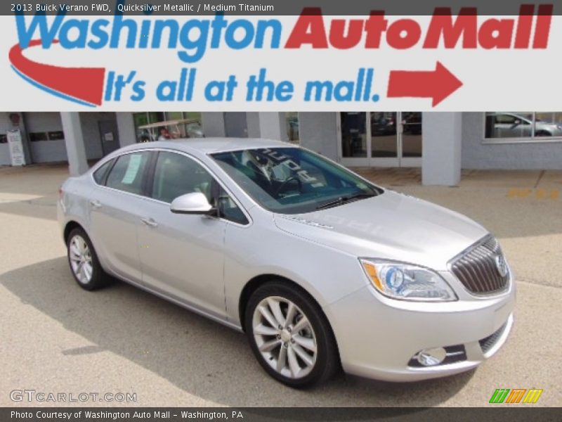 Quicksilver Metallic / Medium Titanium 2013 Buick Verano FWD