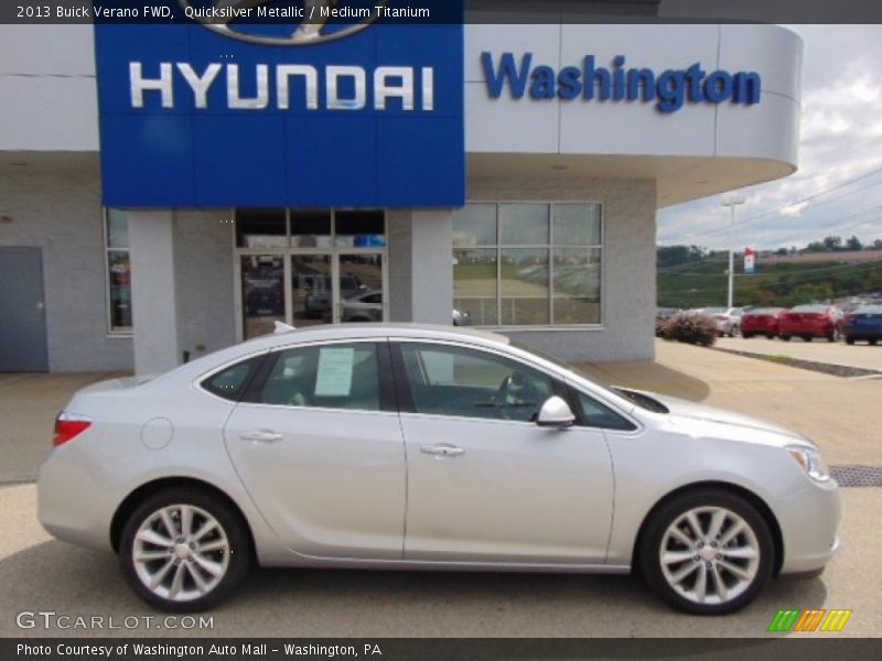 Quicksilver Metallic / Medium Titanium 2013 Buick Verano FWD