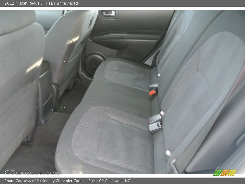 Pearl White / Black 2012 Nissan Rogue S