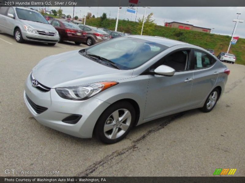 Silver / Gray 2013 Hyundai Elantra GLS