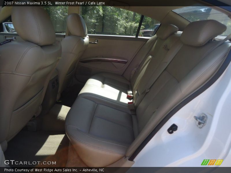 Winter Frost Pearl / Cafe Latte 2007 Nissan Maxima 3.5 SL