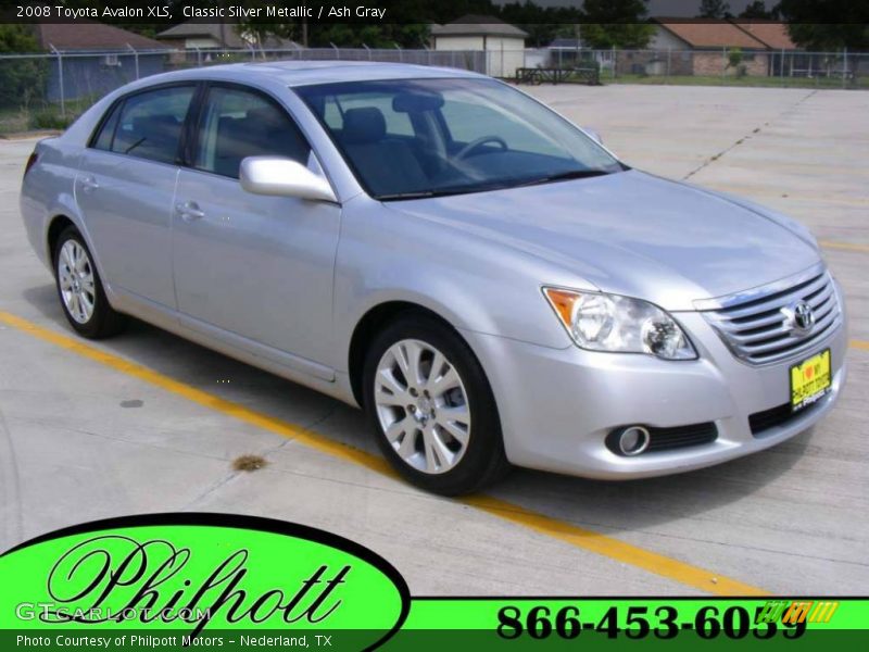 Classic Silver Metallic / Ash Gray 2008 Toyota Avalon XLS