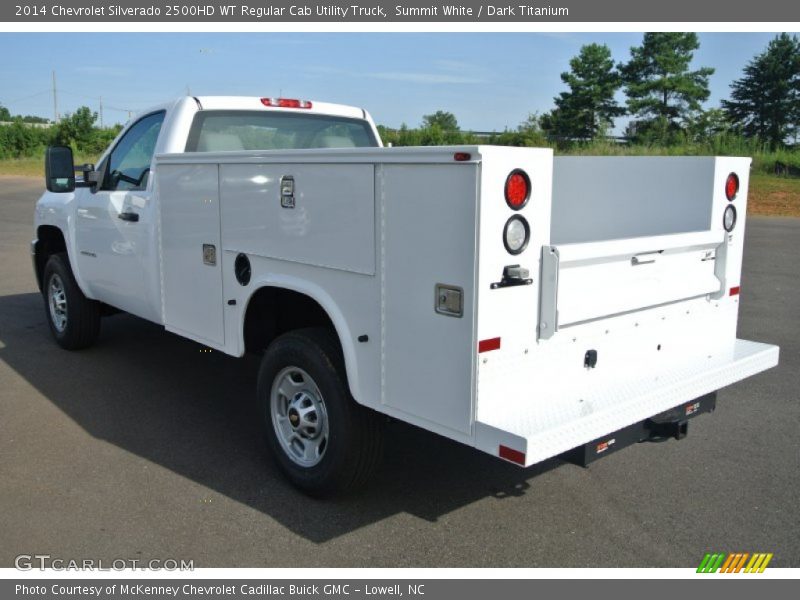 Summit White / Dark Titanium 2014 Chevrolet Silverado 2500HD WT Regular Cab Utility Truck