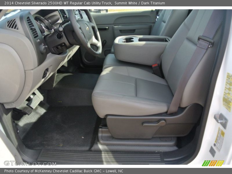 Summit White / Dark Titanium 2014 Chevrolet Silverado 2500HD WT Regular Cab Utility Truck