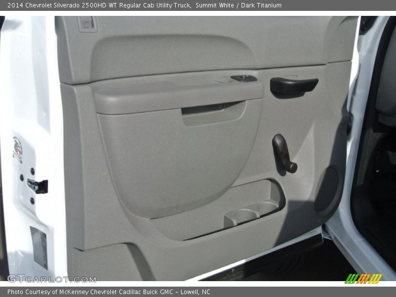 Summit White / Dark Titanium 2014 Chevrolet Silverado 2500HD WT Regular Cab Utility Truck