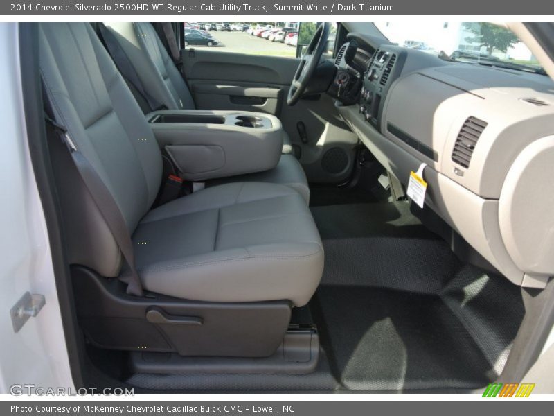 Summit White / Dark Titanium 2014 Chevrolet Silverado 2500HD WT Regular Cab Utility Truck