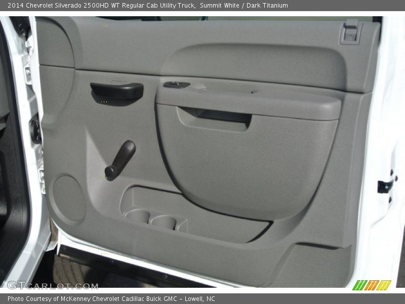 Summit White / Dark Titanium 2014 Chevrolet Silverado 2500HD WT Regular Cab Utility Truck