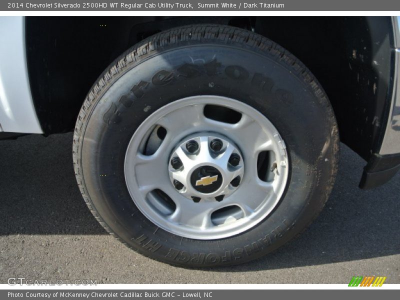 Summit White / Dark Titanium 2014 Chevrolet Silverado 2500HD WT Regular Cab Utility Truck
