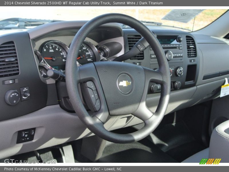 Summit White / Dark Titanium 2014 Chevrolet Silverado 2500HD WT Regular Cab Utility Truck