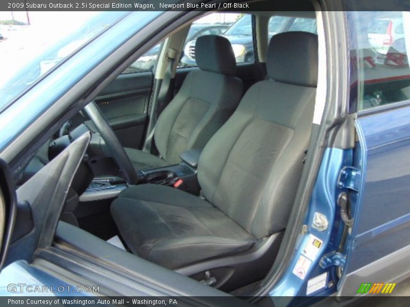 Newport Blue Pearl / Off Black 2009 Subaru Outback 2.5i Special Edition Wagon