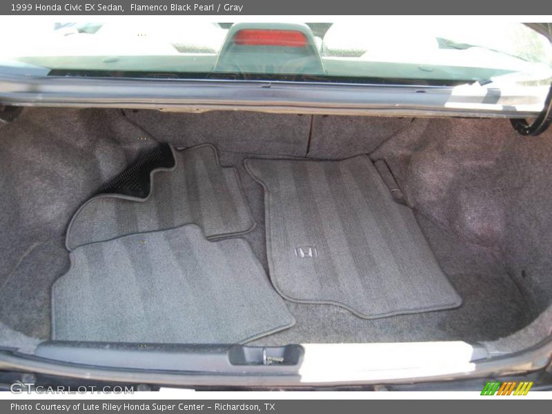 Flamenco Black Pearl / Gray 1999 Honda Civic EX Sedan
