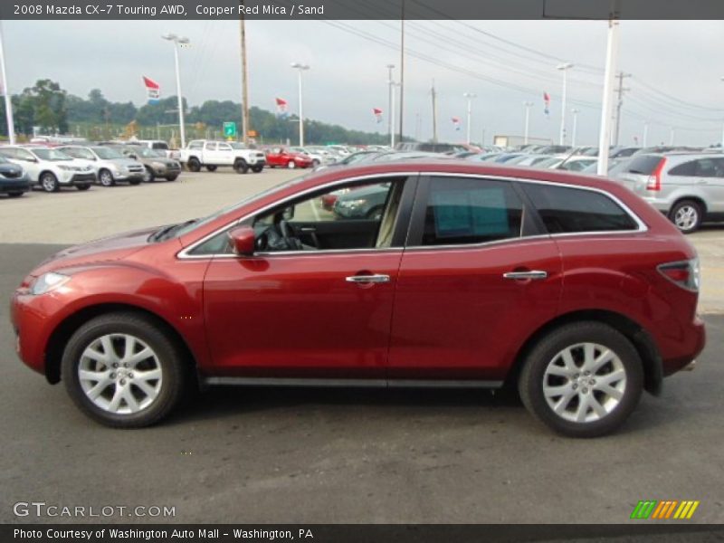 Copper Red Mica / Sand 2008 Mazda CX-7 Touring AWD