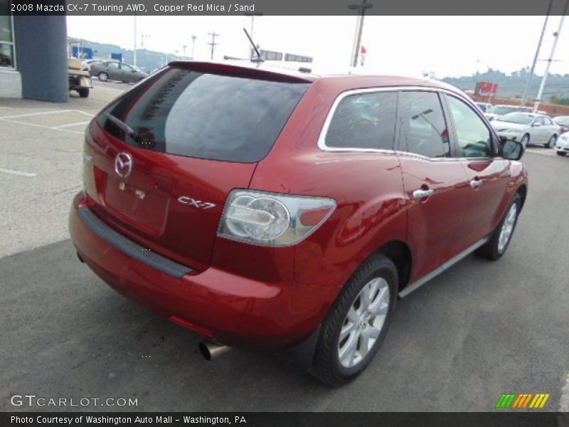 Copper Red Mica / Sand 2008 Mazda CX-7 Touring AWD