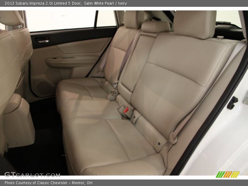 Satin White Pearl / Ivory 2013 Subaru Impreza 2.0i Limited 5 Door
