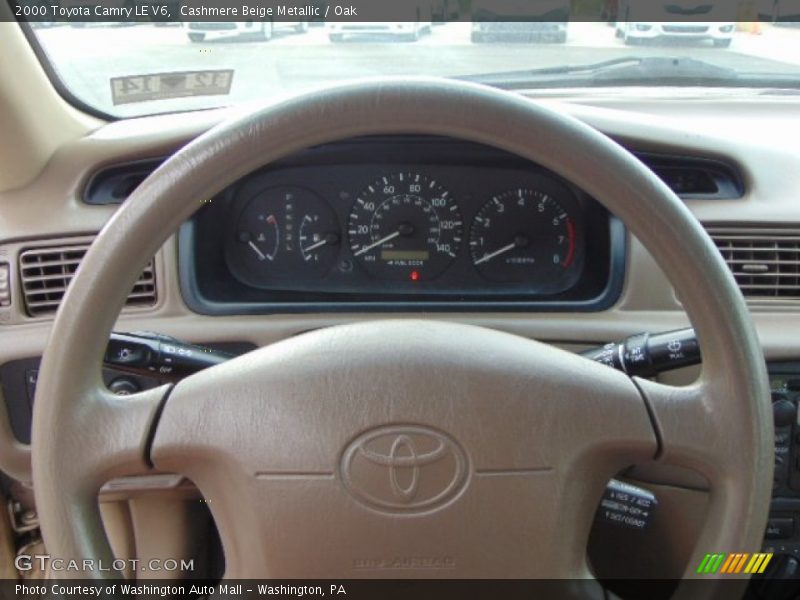 Cashmere Beige Metallic / Oak 2000 Toyota Camry LE V6