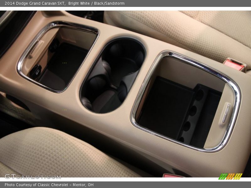 Bright White / Black/Sandstorm 2014 Dodge Grand Caravan SXT