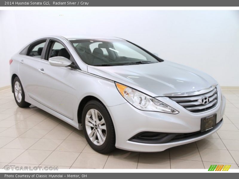 Radiant Silver / Gray 2014 Hyundai Sonata GLS