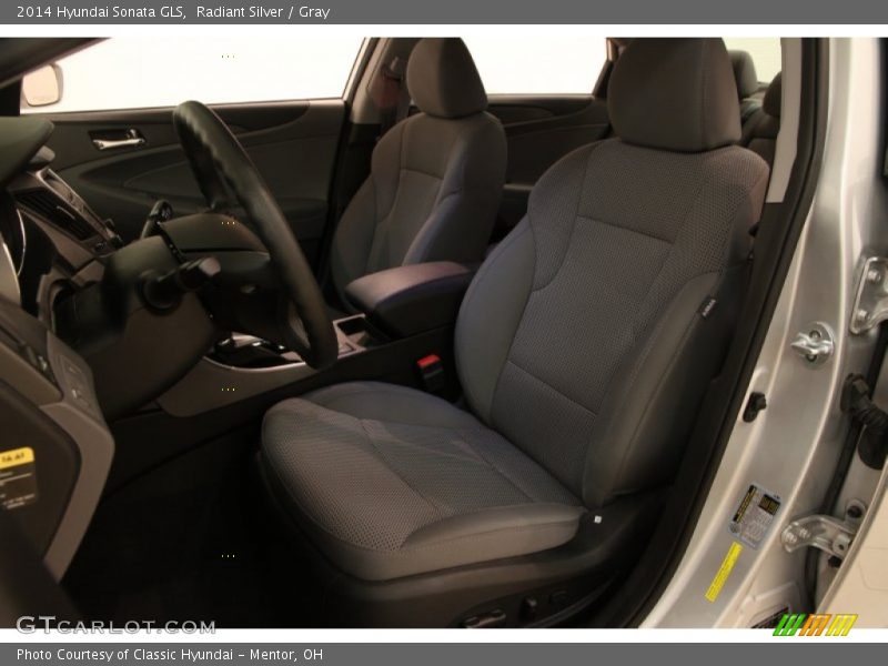 Radiant Silver / Gray 2014 Hyundai Sonata GLS