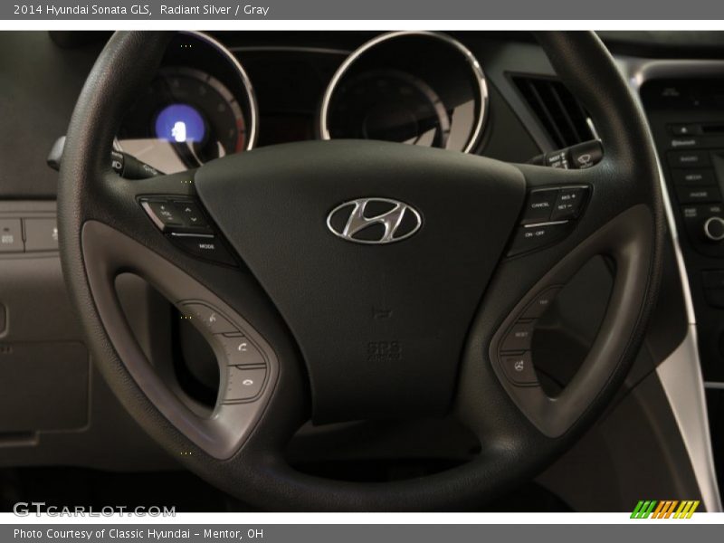 Radiant Silver / Gray 2014 Hyundai Sonata GLS