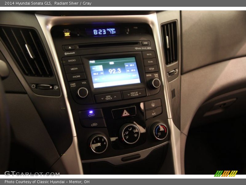 Radiant Silver / Gray 2014 Hyundai Sonata GLS