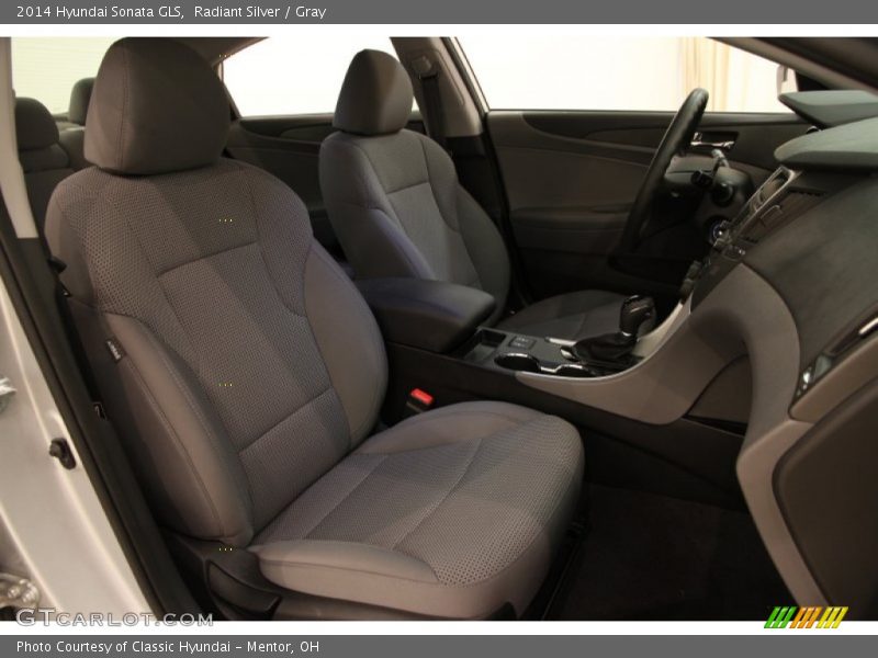 Radiant Silver / Gray 2014 Hyundai Sonata GLS