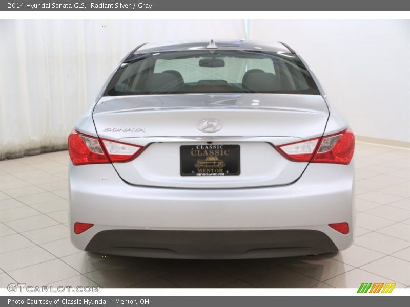 Radiant Silver / Gray 2014 Hyundai Sonata GLS