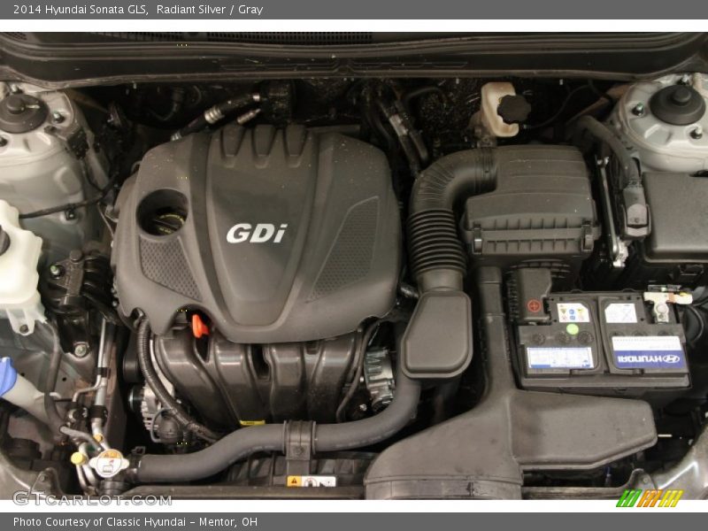 Radiant Silver / Gray 2014 Hyundai Sonata GLS