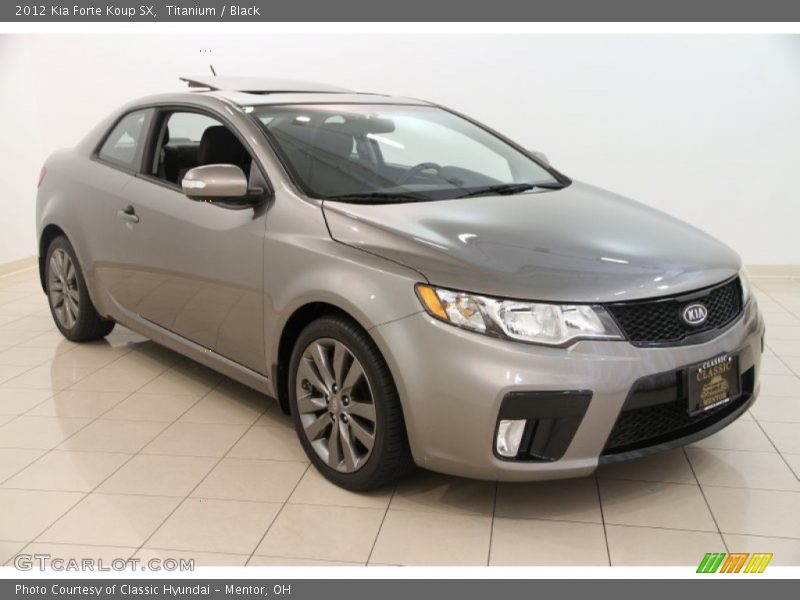 Titanium / Black 2012 Kia Forte Koup SX