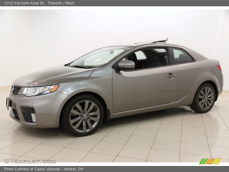 Titanium / Black 2012 Kia Forte Koup SX