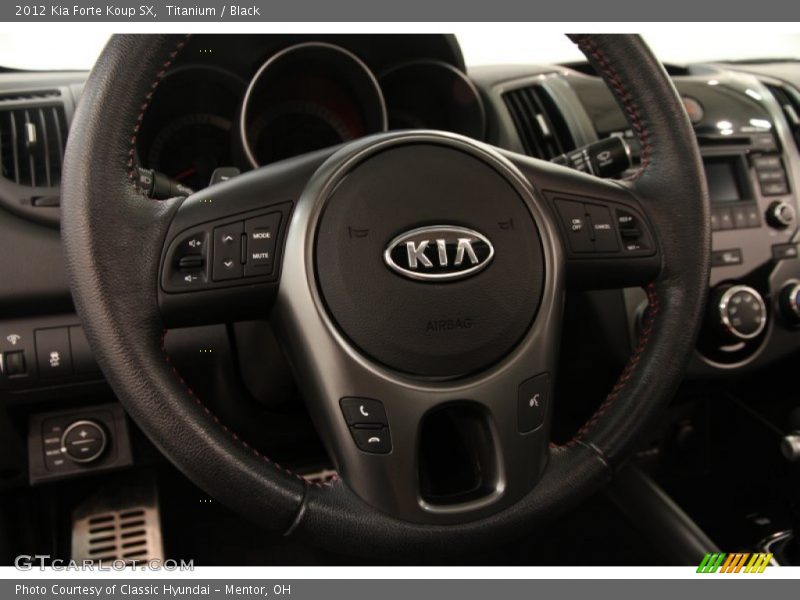 Titanium / Black 2012 Kia Forte Koup SX