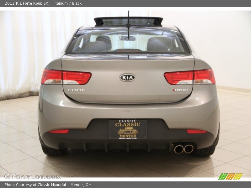 Titanium / Black 2012 Kia Forte Koup SX