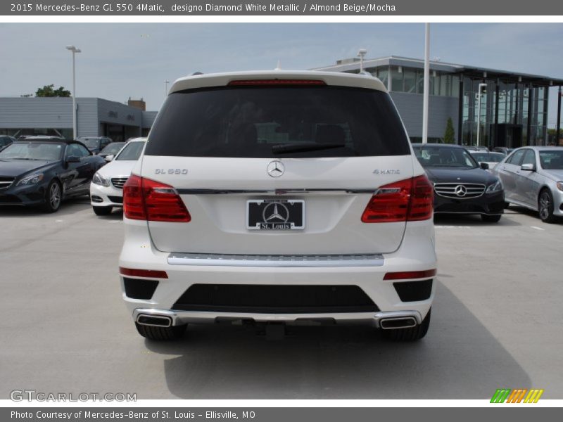 designo Diamond White Metallic / Almond Beige/Mocha 2015 Mercedes-Benz GL 550 4Matic