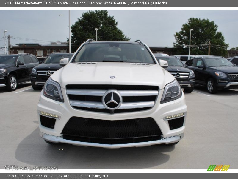 designo Diamond White Metallic / Almond Beige/Mocha 2015 Mercedes-Benz GL 550 4Matic