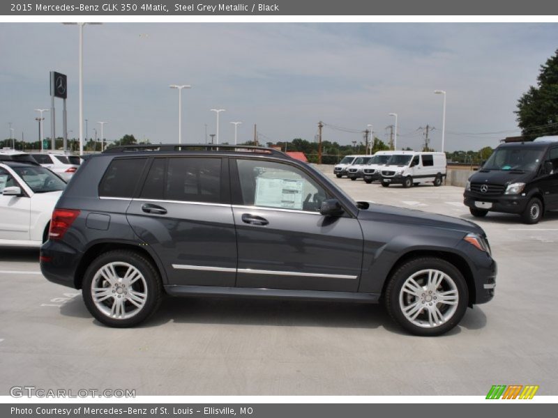 Steel Grey Metallic / Black 2015 Mercedes-Benz GLK 350 4Matic