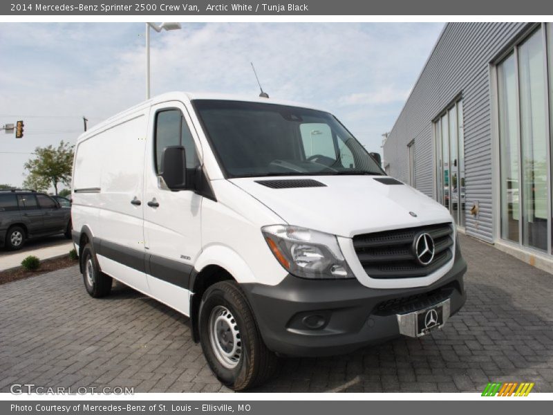 Front 3/4 View of 2014 Sprinter 2500 Crew Van