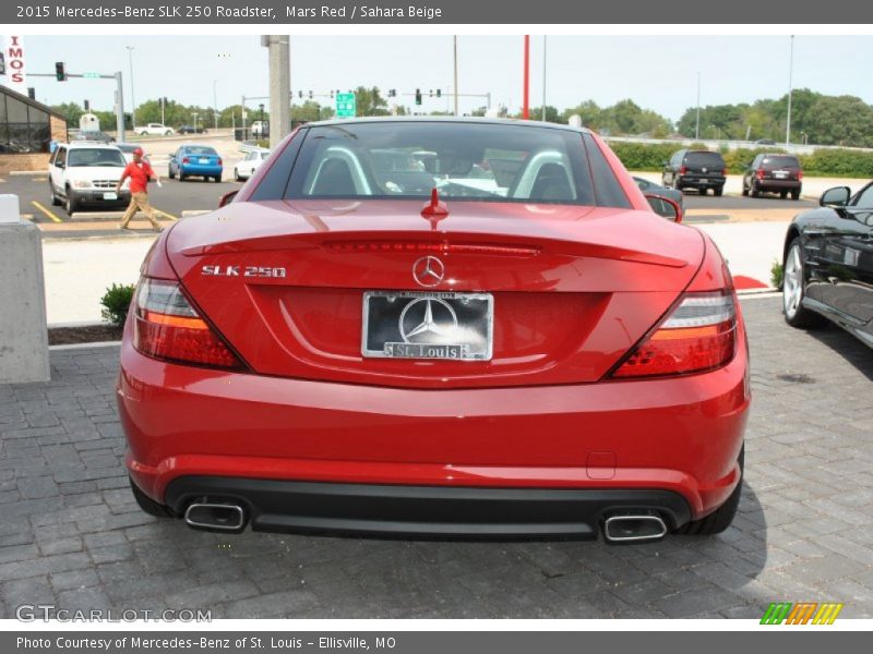 Mars Red / Sahara Beige 2015 Mercedes-Benz SLK 250 Roadster