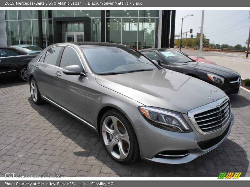 Front 3/4 View of 2015 S 550 4Matic Sedan