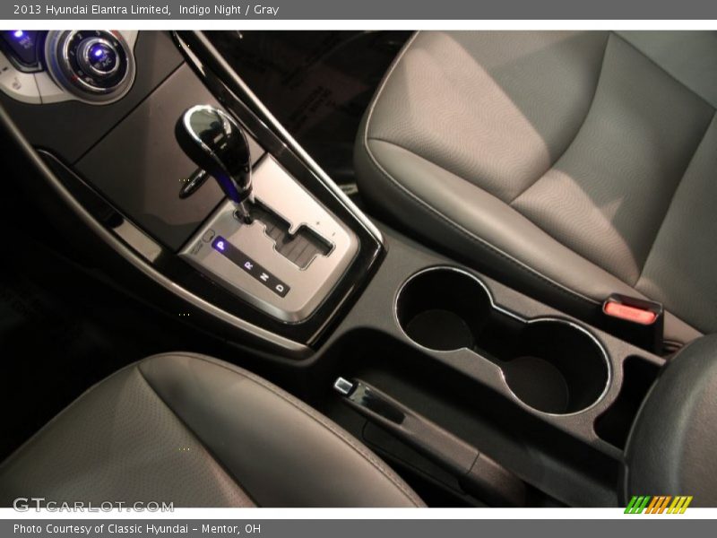 Indigo Night / Gray 2013 Hyundai Elantra Limited